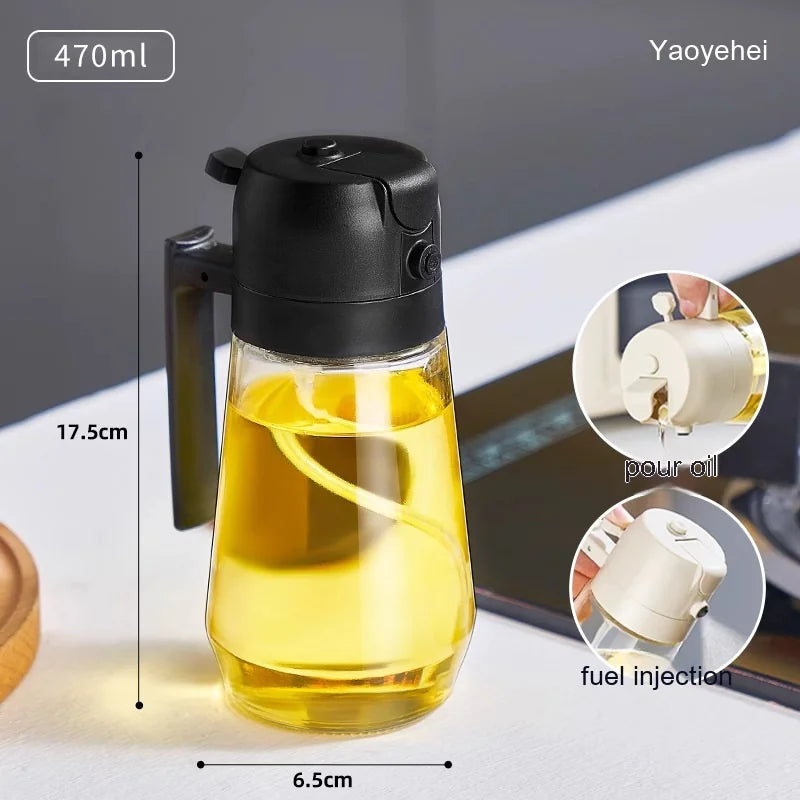 2-in-1 Oil Sprayer Dispenser