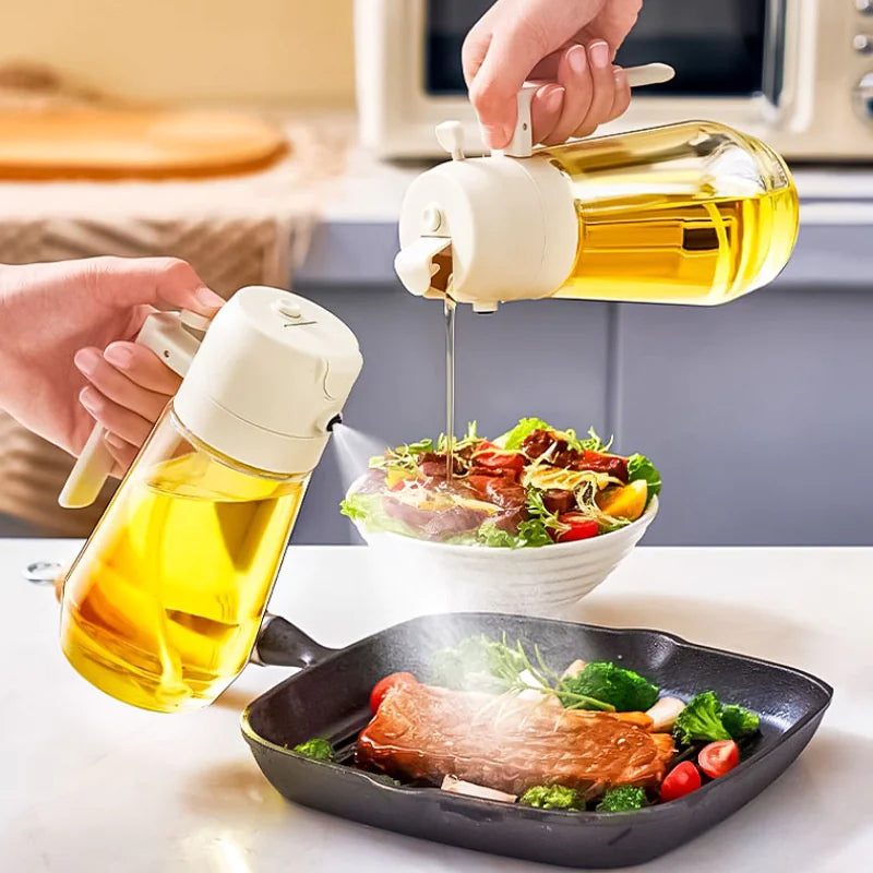 2-in-1 Oil Sprayer Dispenser